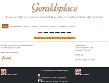 Tablet Screenshot of geraldsplace.com